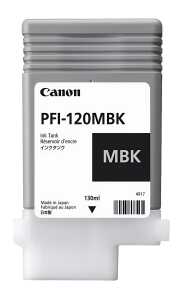 Tinte PFI-120MBK, mattschwarz für iPF TM200, TM205, TM300, TM305
