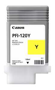 Tinte PFI-120Y, gelb für iPF TM200, TM205, TM300, TM305
