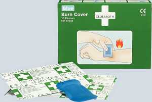 Cederroth Verbrennungspflaster BurnCover 10 sterile Pflaster 74 x 45mm