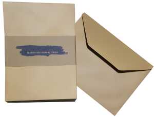 Testamentsumschläge blanko, C5, braun.