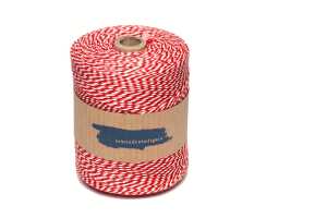 Urkunden-Heftgarn rot/weiß Rolle ca. 360m
