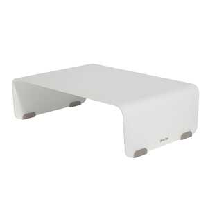 Monitorerhöh. Addit Bento 110 weiß für Monitore bis 20kg, feste Höhe