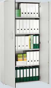 Büroschrank mit Flügeltüren inklusive 4 Fachböden 1948x900x380mm
