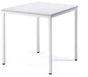 Mehrzwecktisch 800 x 800 Höhe 720 mm, lichtgrau/lichtgrau