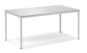 Mehrzwecktisch 1400 mm x 800 mm Höhe 720 mm, lichtgrau / lichtgrau