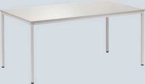 Mehrzwecktisch 2000 mm x 800 mm Höhe 720 mm, lichtgrau / lichtgrau