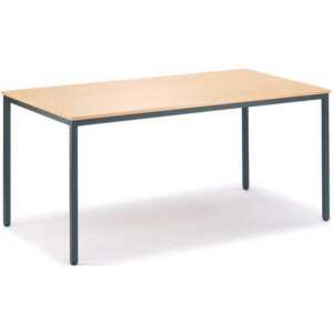 Mehrzwecktisch 1800 mm x 800 mm Höhe 720 mm, Buche/schwarzgr.
