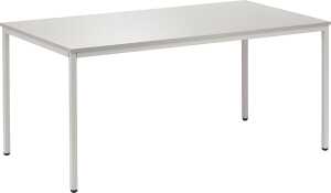 Mehrzwecktisch 1400 x 700 Höhe 720 mm, lichtgrau/lichtgrau