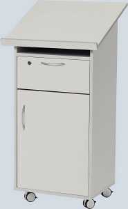 Deskin Stehpult Laudatus Farbe: Lichtgrau