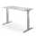 Sitz-/Stehschreibtisch Lichtgrau Höhe 725 - 1185 mm, Tiefe 800mm