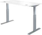 Sitz-/Stehschreibtisch Weiß Höhe 725 - 1185...
