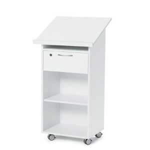 Deskin Stehpult Laudatus offen Farbe: Weiß