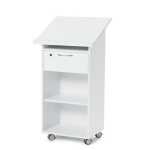 Deskin Stehpult Laudatus offen Farbe: Weiß