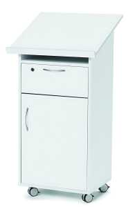 Deskin Stehpult Laudatus Farbe: Weiß