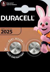 Knopfzellen-Batterie 2025B2 2ST silber DURACELL DUR203907