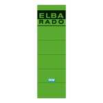 ELBA Ordner-Rückenschild "rado" kurz, 8 cm, grün, 10 Schildern