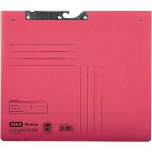 ELBA Pendelhefter Zweifalz A4, aus 320 g/m² Manilakarton rot