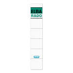 ELBA Ordner-Rückenschild "rado" kurz, 5 cm, weiß, Aufdruck, 10 Schild