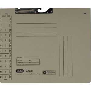 ELBA Pendelhefter A4, aus 320 g/m² Amtsheftung und Dehntasche grau