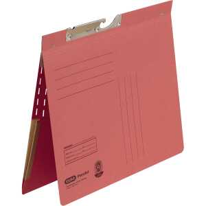 ELBA Pendelhefter A4, aus 320 g/m² kaufm. Heftung und Dehntasche rot