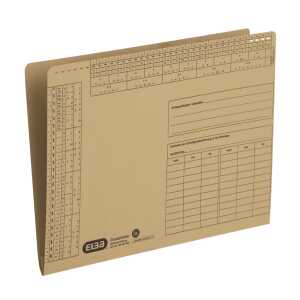 ELBA Einstellhefter DIN A4 230g/m² Karton naturbraun