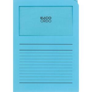 Organisationsmappe Ordo classico, blau, m. Sichtfenster 180 x 100 mm