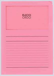 Organisationsmappe Ordo classico, rosa, m. Sichtfenster 180 x 100 mm
