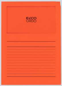 Organisationsmappe Ordo classico, orange, m. Sichtfenster 180 x 100 mm