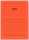 Organisationsmappe Ordo classico, orange, m. Sichtfenster 180 x 100 mm