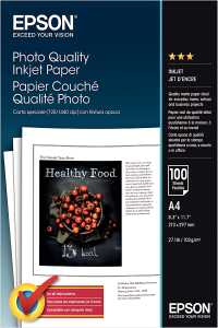 Inkjet-Papier A4 105g weiß Fotoqualität leicht matt 100 Blatt