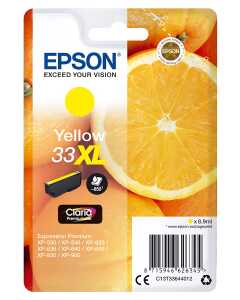 Inkjetpatrone Nr. 33XL yellow EPSON C13T33644012