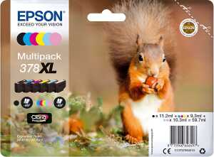 Tintenpatronen Multipack T3798 XL für Expression Photo XP-8500, 378 XL