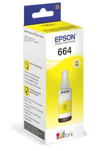 Tintenbehälter Ecotank 664, gelb, für EcoTank L555/355, ET-2550/-2500/