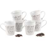 Kaffeebecher Fakt weiß 6er Set aus weißem...