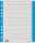 Trennblätter A4 blau, 230g/qm Karton Mikroperforation