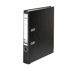 Falken Recycolor-Ordner - A4, 5 cm, schwarz
