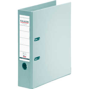 Falken Chromocolor-Voll-PP-Ordner A4, S80, mit Einsteckschild grau