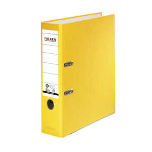 Falken Recycolor-Ordner - A4, 8 cm, gelb