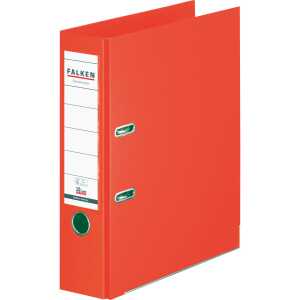 Falken Chromocolor-Voll-PP-Ordner A4, S80, mit Einsteckschild orange