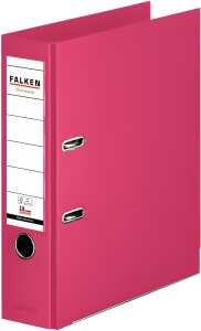 Falken Chromocolor-Voll-PP-Ordner A4, S80, mit Einsteckschild fuchsia