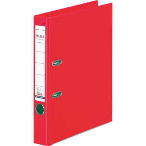Falken Chromocolor-Voll-PP-Ordner A4, S50, mit Einsteckschild rot