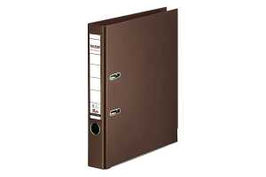 Falken Chromocolor-Voll-PP-Ordner A4, S50, mit Einsteckschild braun