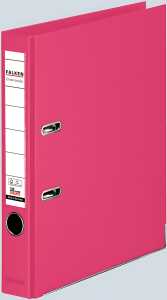 Falken Chromocolor-Voll-PP-Ordner A4, S50, mit Einsteckschild fuchsia