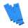 Rückenschild selbstklebend, kurz, breit, 60 x 190mm, 10er Poly blau