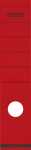 Rückenschild selbstklebend, lang, breit, 60 x 290mm, 10er Poly rot