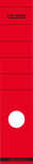 Rückenschild selbstklebend, lang, breit, 60 x 290mm, 10er Poly rot