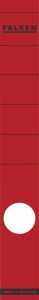 Rückenschild selbstklebend, lang, schmal, 36 x 290mm, 10er Poly rot