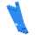 Rückenschild selbstklebend, lang, schmal, 36 x 290mm, 10er Poly blau