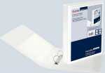 Falken Präsentationsringbuch A4 weiß 2-Ring D-Mechanik 30 mm 3 Taschen