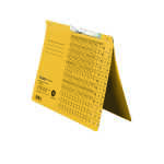 Pendelhefter, für DIN A4, 320g/m² Manila-RC-Krt., kaufm. Heftung, gelb